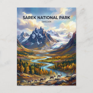 Sarek National Park Sweden Postcard