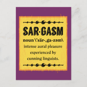 Sargasm Postcard