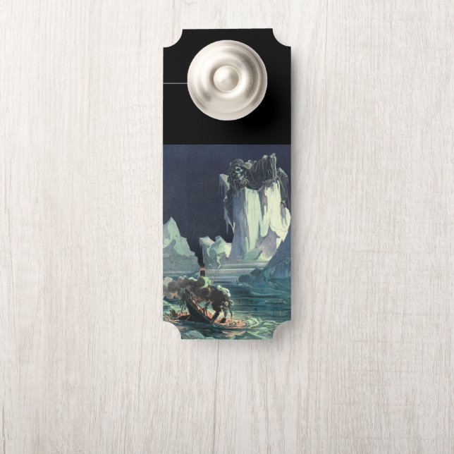 Sargasso Sea Grim Reaper & Sinking of Titanic Door Hanger (On Knob)
