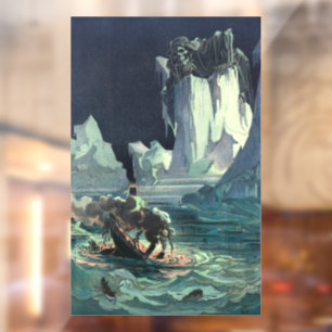 Sargasso Sea Grim Reaper & Sinking of Titanic Window Cling