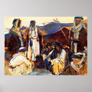 Sargent - Bedouin Camp 1906 Poster