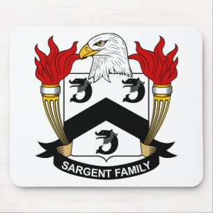 Sargent Family Crest Mouse Mat