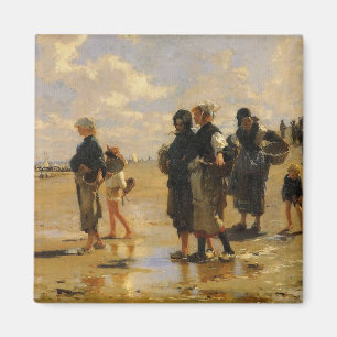 Sargent: Fishing for Oysters Magnet