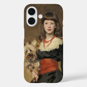 Sargent Girl with Dog Beatrice Townsend Portrait iPhone 16 Case