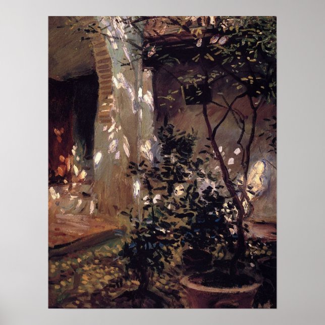 Sargent - Granada. Sunspots 1912 Poster (Front)