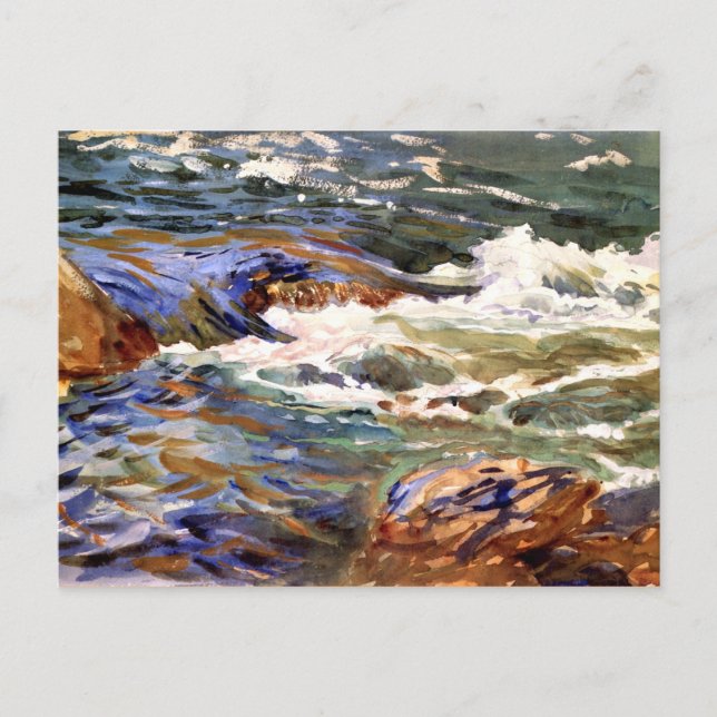 Sargent - In Norway, fine art painting Postcard (Front)