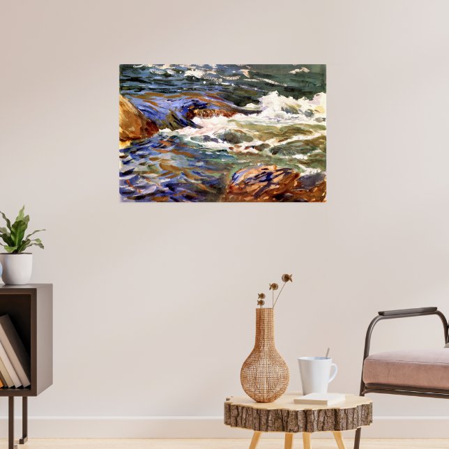 Sargent - In Norway, fine art painting Poster (Living Room 3)