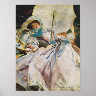 Sargent - Lady Mit Sonnenschirm 1900 Poster