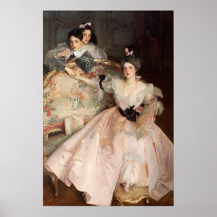Sargent - Mrs Carl Meyer And Her Children Poster