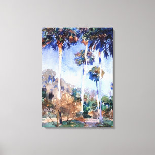 Sargent - Palms, a John Singer Sargent painting Canvas Print