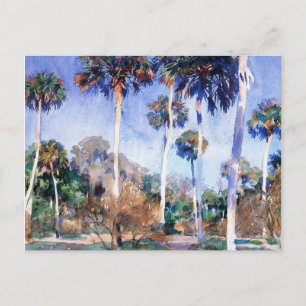 Sargent - Palms, a John Singer Sargent painting Postcard