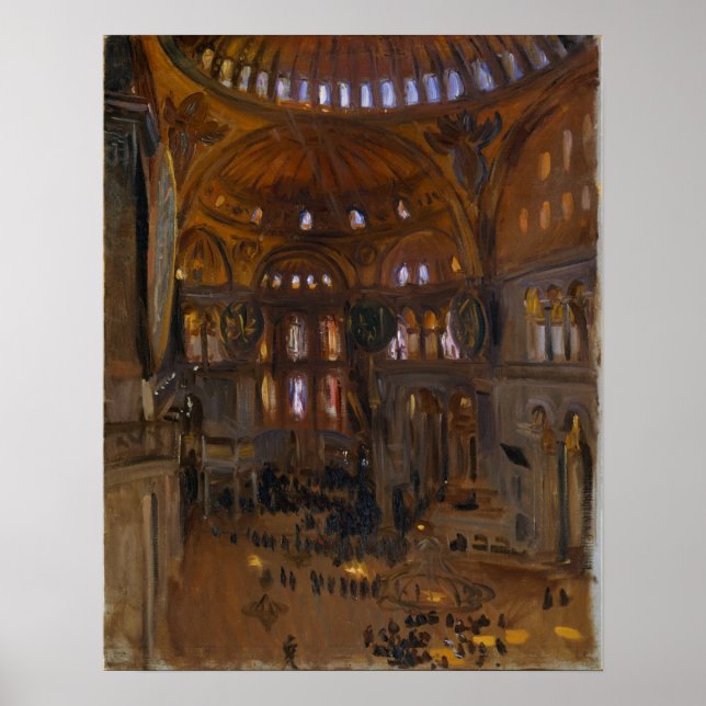 Sargent - Santa Sofia 1891 Poster (Front)