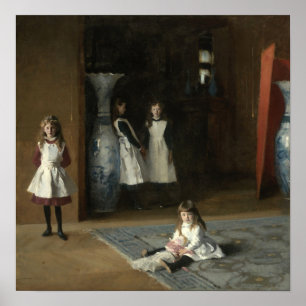 Sargent - The Daughters Of Edward Darley Boit 1882 Poster