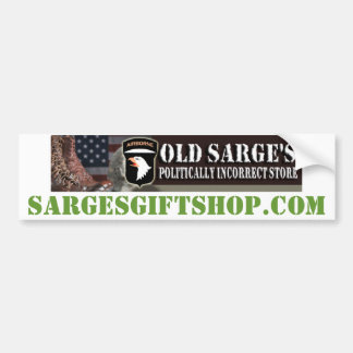 SARGES BUMPER STICKER