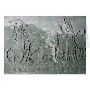 Sargon II on a Battle Chariot