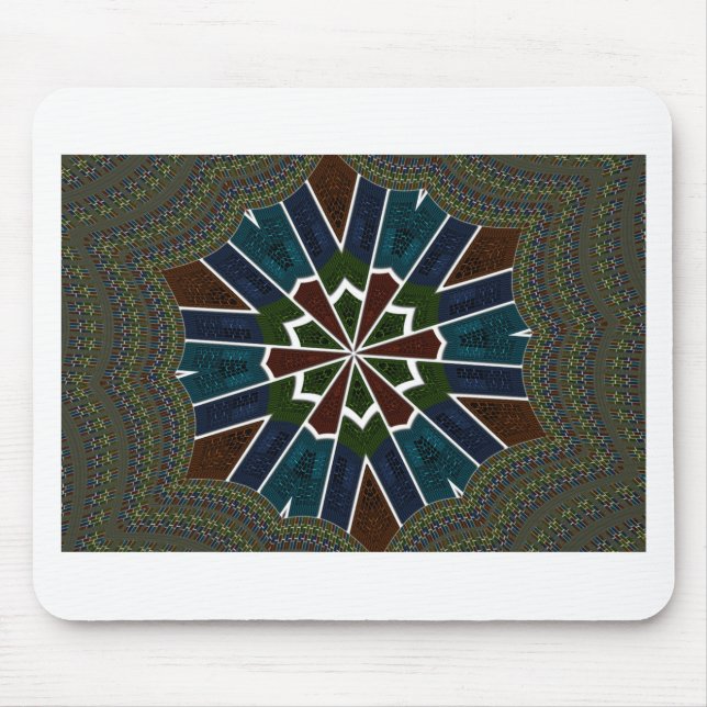 Sari Inspired Design with Intricate Details Mouse Mat (Front)
