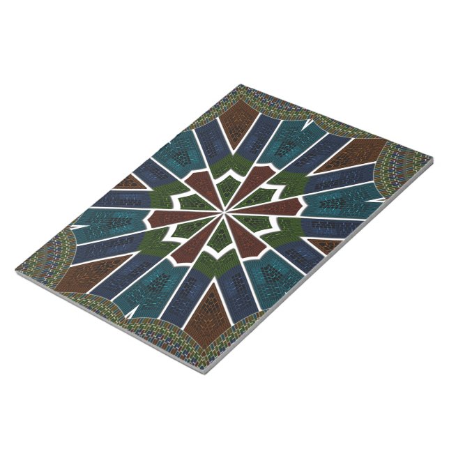 Sari Inspired Design with Intricate Details Notepad (Angled)