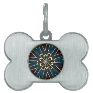 Sari Inspired Design with Intricate Details Pet Tag