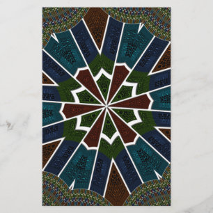 Sari Inspired Design with Intricate Details Stationery