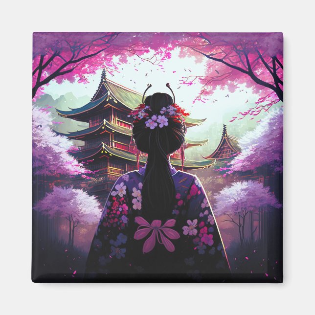 Sari Kirschblüten - Magnet (Front)