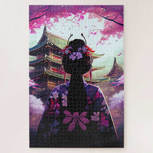 Sari Kirschblüten - Puzzle (Vertical)