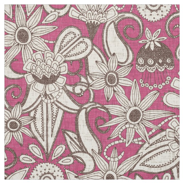sarilmak pink brown fabric (Swatch)