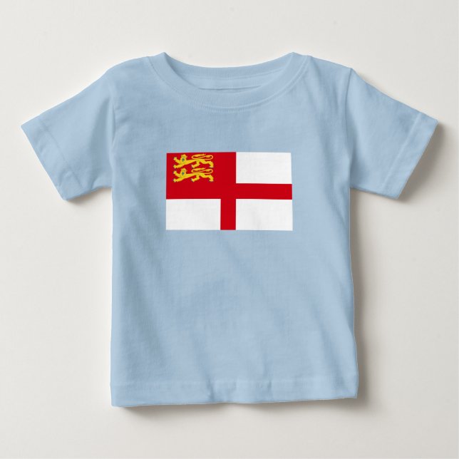 Sark Flag Baby T-Shirt (Front)