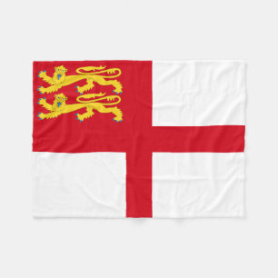 Sark Flag Fleece Blanket