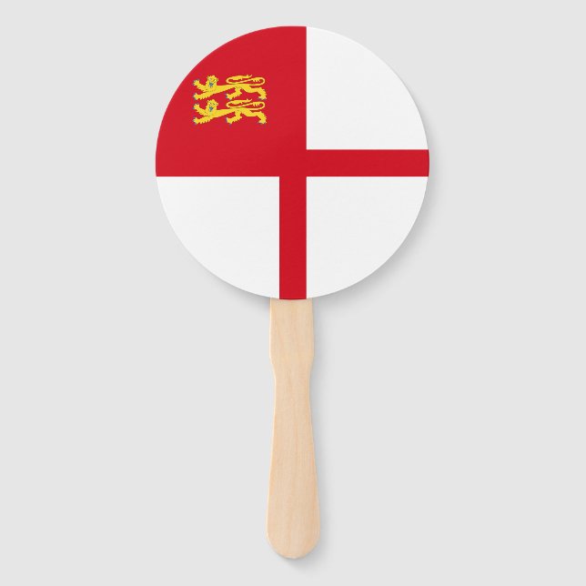 Sark Flag Hand Fan (Front)