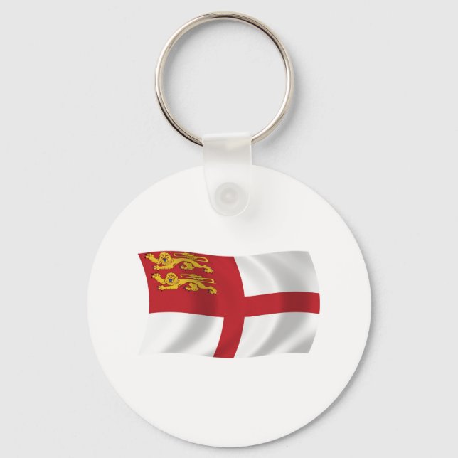 Sark Flag Keychain (Front)