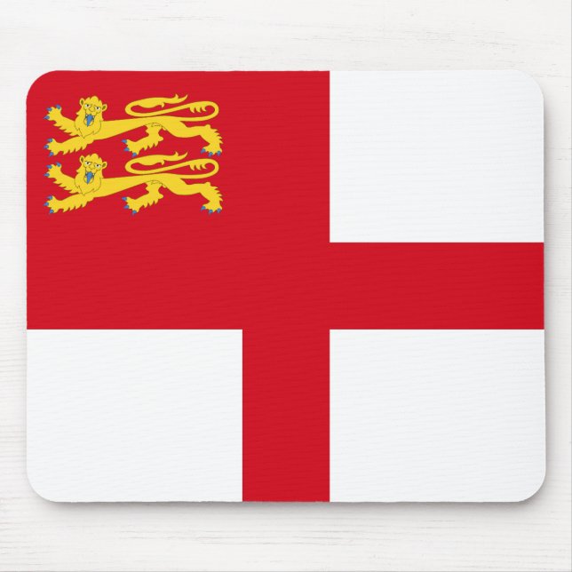 Sark Flag Mouse Mat (Front)