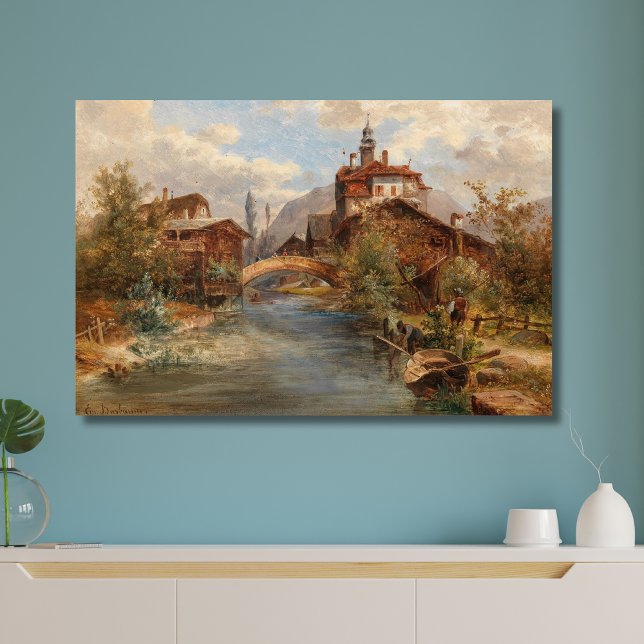 Sarnen – Emil Barbarini Canvas Print (Creator Uploaded)