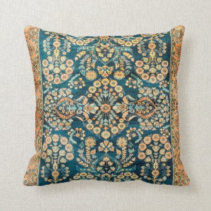 Sarouk Antique West Persian Rug Print Cushion