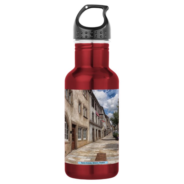 Sarre-Union, Alsace, France 532 Ml Water Bottle (Front)
