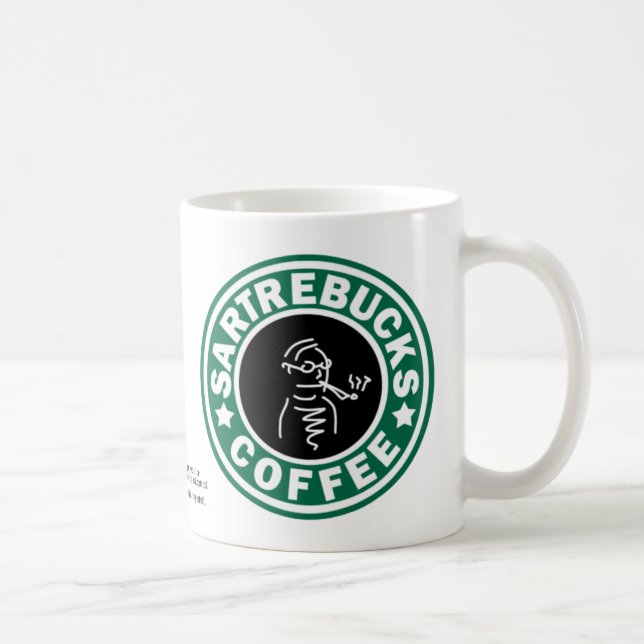 Sartrebucks Coffee Mug (Right)