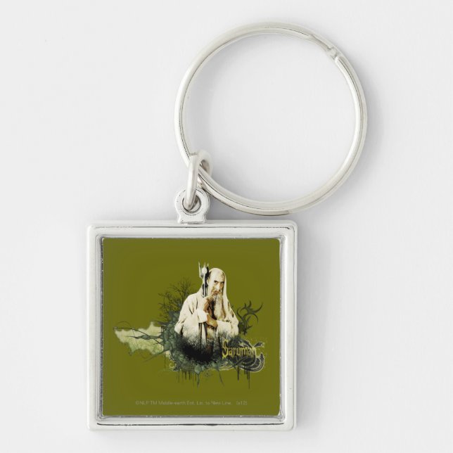 SARUMAN™ Vector Collage Key Ring (Front)