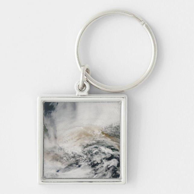 Sarychev Peak blowing across the Sea of Okhotsk Key Ring (Front)