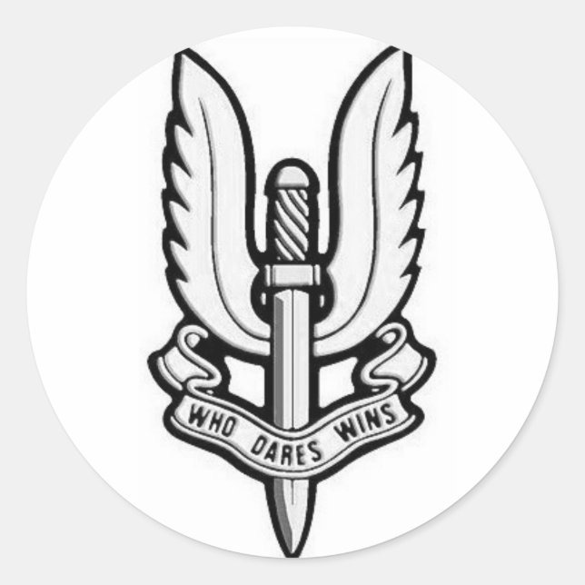 SAS Emblem Vinyl Sticker (Front)