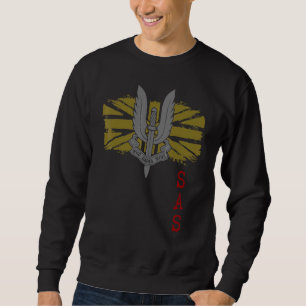 Sas Union Jack Lion Freedom British Patriot Vetera Sweatshirt