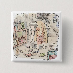Sasami 15 Cm Square Badge
