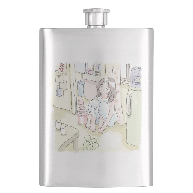 Sasami Hip Flask (Front)