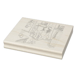 Sasami Rubber Stamp