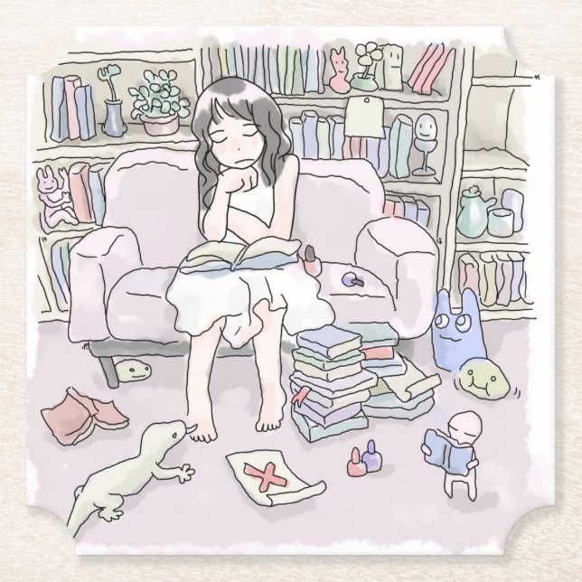 Sasami Samu Paper Coaster (Front)