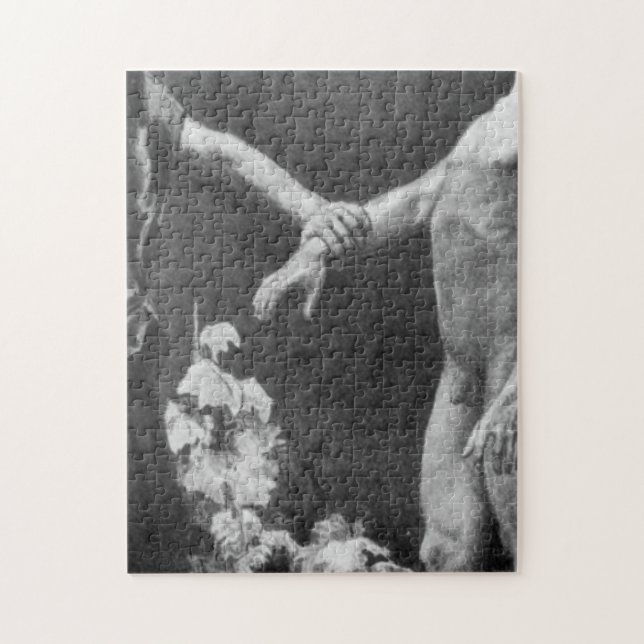 Sascha Schneider - Hypnosis Vintage German Occult Jigsaw Puzzle (Vertical)