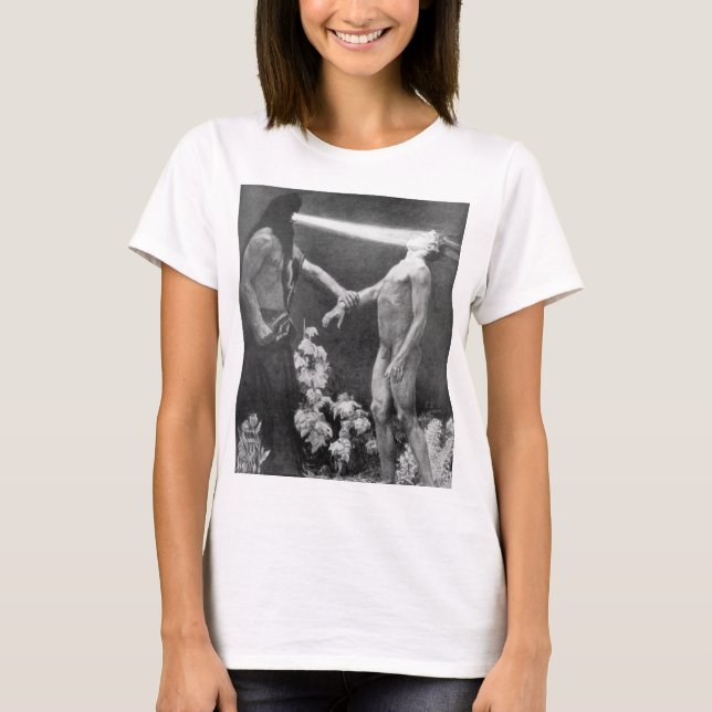 Sascha Schneider - Hypnosis Vintage German Occult T-Shirt (Front)