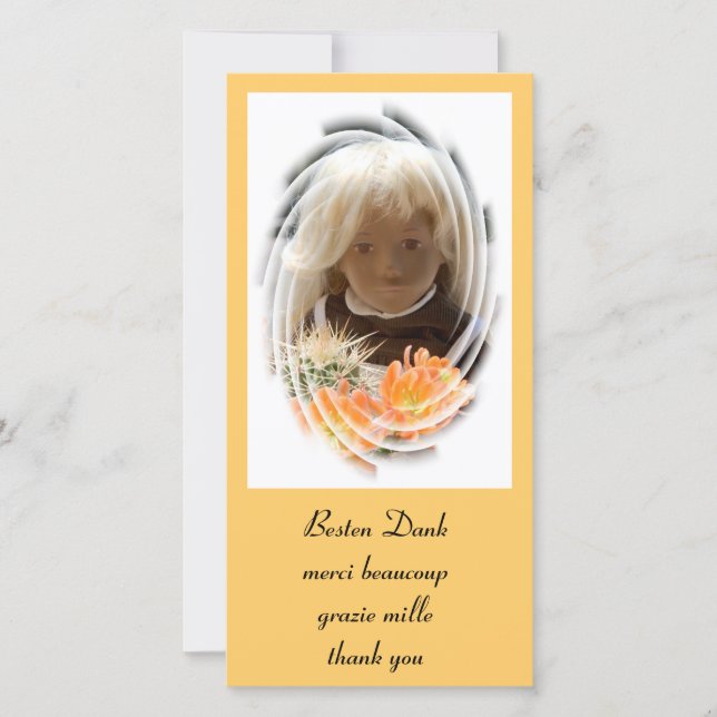 Sasha DANKE photo card (Front)