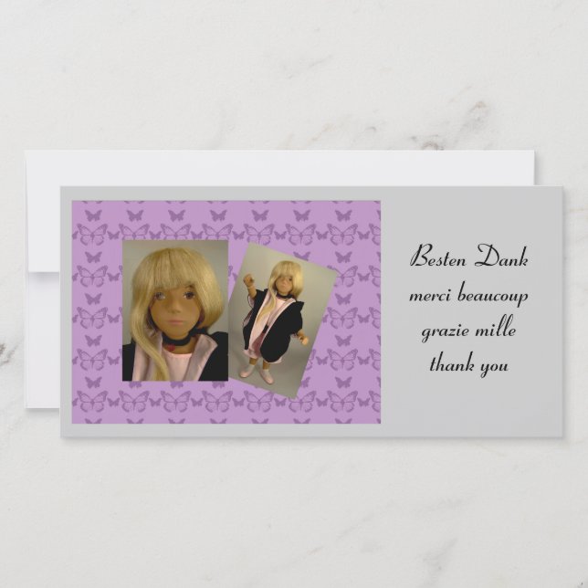 Sasha DANKE photo card (Front)