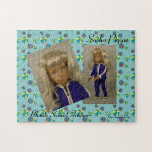 Sasha Doll Puzzle Blonde School Trainer