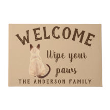 Sasha Siamese Cat Sitting Back View Kitty Custom