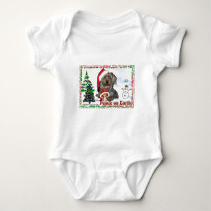 Sasha Sydney Silky Dog Mouse Holiday Apparel Baby Bodysuit